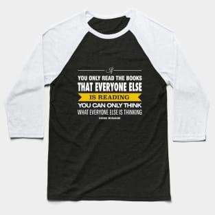 Murakami Quote Baseball T-Shirt